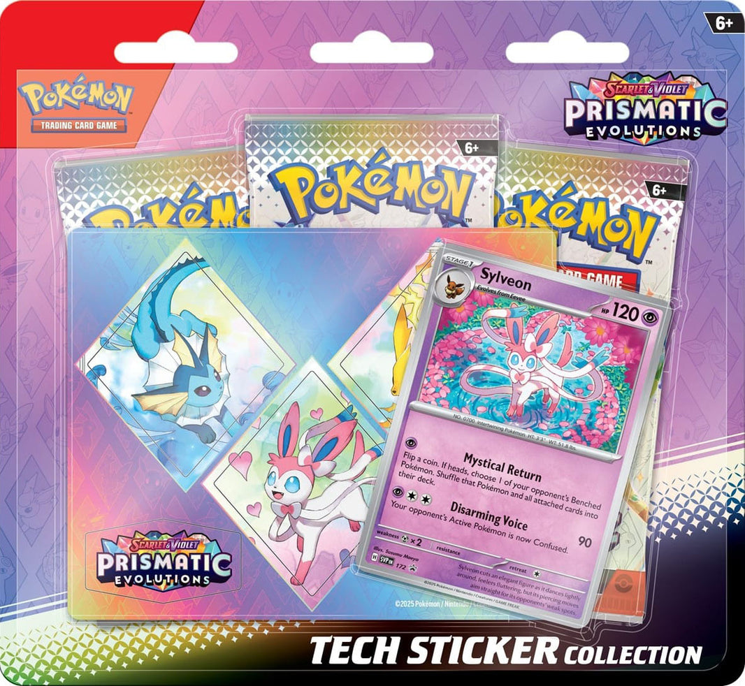 Pokémon TCG: Scarlet & Violet: Prismatic Evolutions - Tech Sticker Collection Kortspil