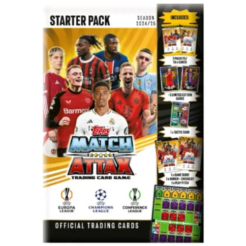 Topps Match Attax UEFA Champions League 2024/25 Starter Pack Kortspil