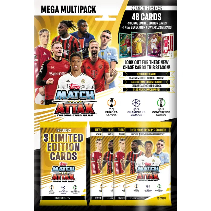 Topps Match Attax UEFA Champions League 2024/25 Mega Multipack Kortspil