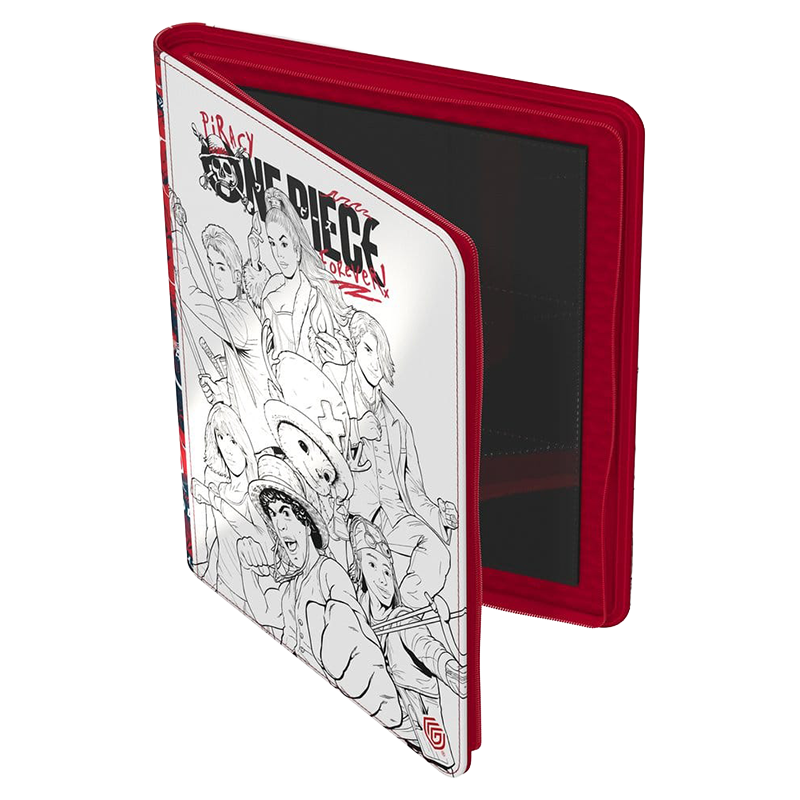 Ultimate Guard: One Piece - Sketch - Zipfolio 360 (18-pocket) XenoSkin - Samlemappe med lynlås