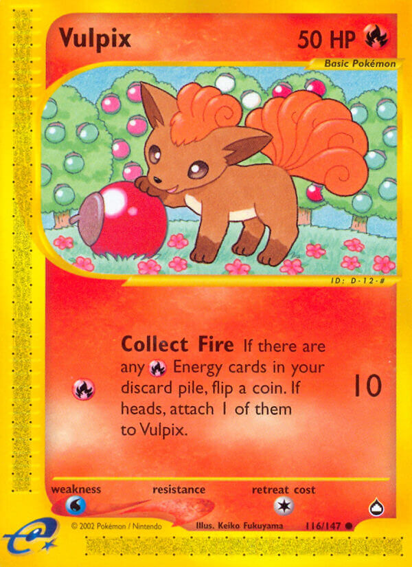 Vulpix⁣ - Aquapolis⁣ (Common)⁣ [116] English / Good / Normal