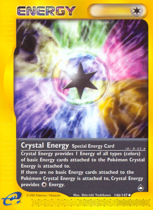 Crystal Energy⁣ - Aquapolis⁣ (Uncommon)⁣ [146] English / Played / Reverse-Holo Normal