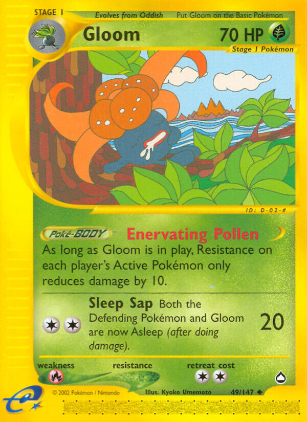 Gloom⁣ - Aquapolis⁣ (Uncommon)⁣ [49] English / Near Mint / Normal