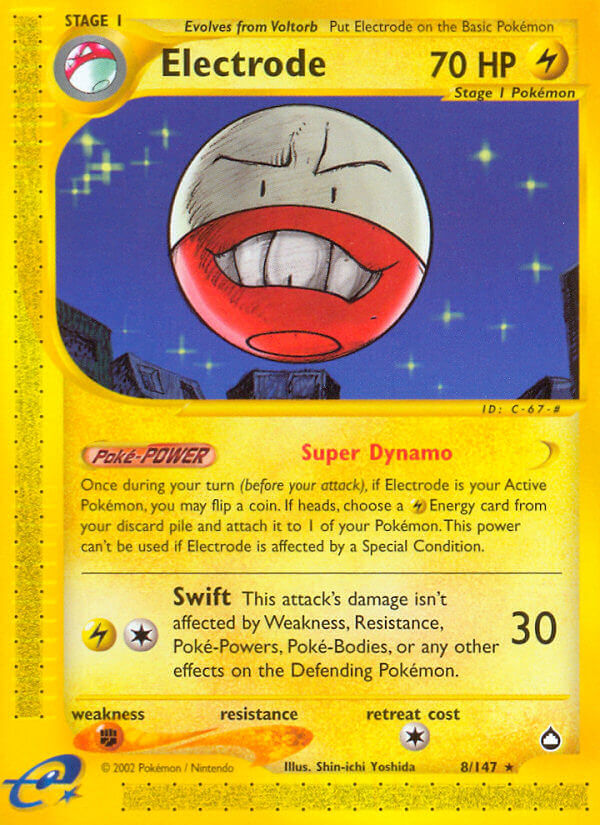 Electrode - Aquapolis (Rare) [8] Kortspil