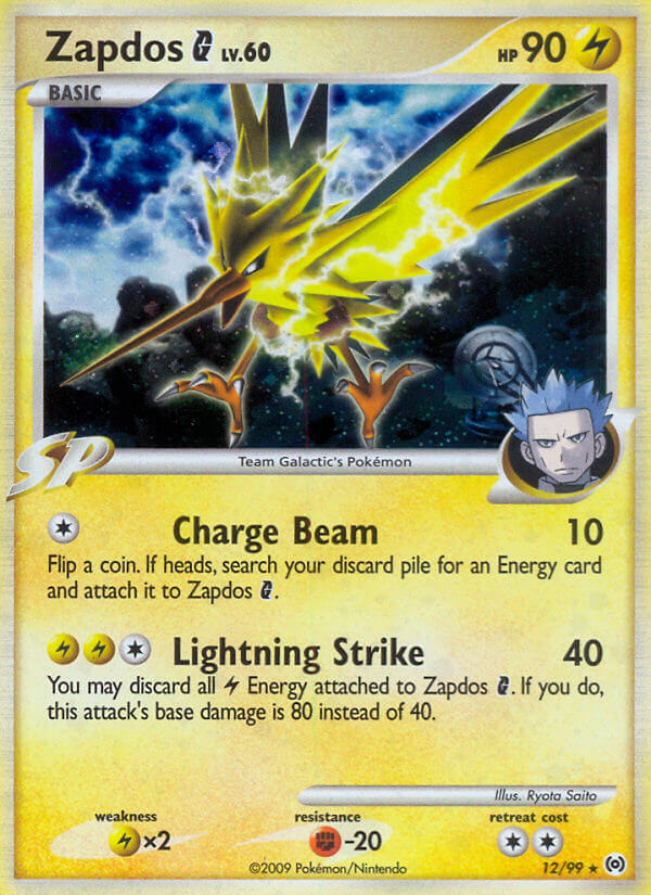 Zapdos  Lv.60 - Arceus (Holo Rare) [AR-12] English / Near Mint / Normal