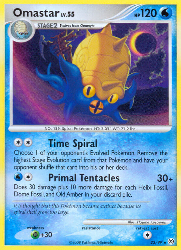 Omastar Lv.55 - Arceus (Rare) [AR-23] English / Near Mint / Normal