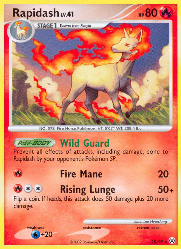 Rapidash Lv.41 - Arceus (Rare) [AR-28] English / Near Mint / Normal
