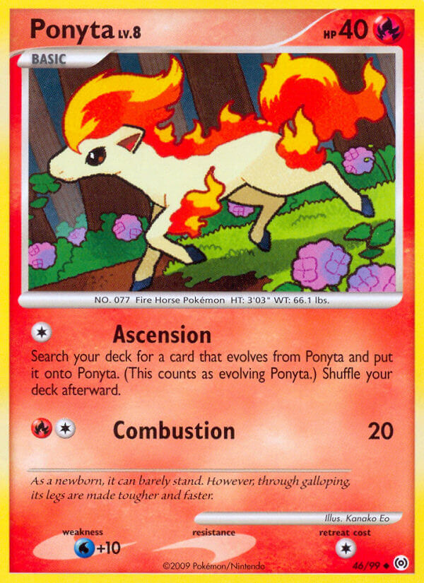 Ponyta Lv.8 - Arceus (Uncommon) [AR-46] English / Near Mint / Normal