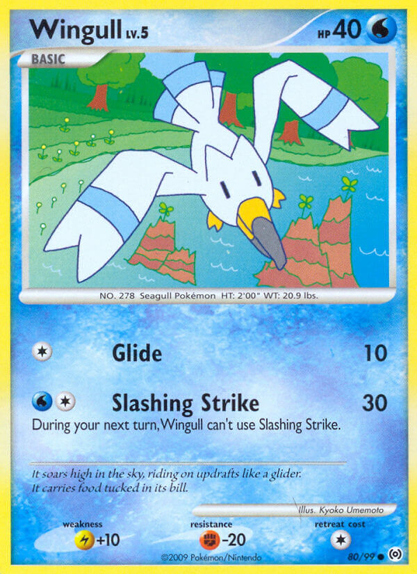 Wingull Lv.5 - Arceus (Common) [AR-80] English / Near Mint / Normal