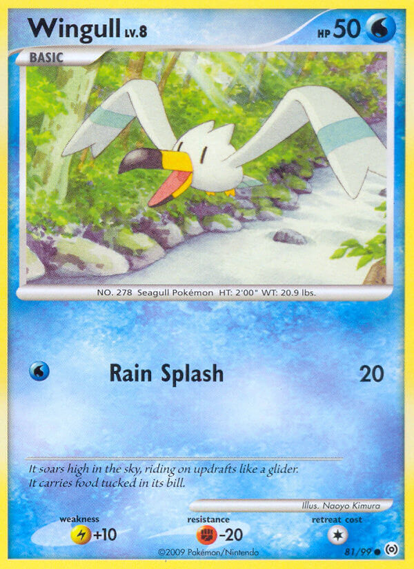 Wingull Lv.8 - Arceus (Common) [AR-81] English / Near Mint / Normal