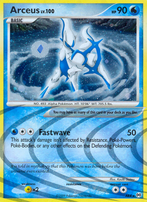 Arceus Lv.100 - Arceus (Holo Rare) [AR-AR4] English / Near Mint / Normal
