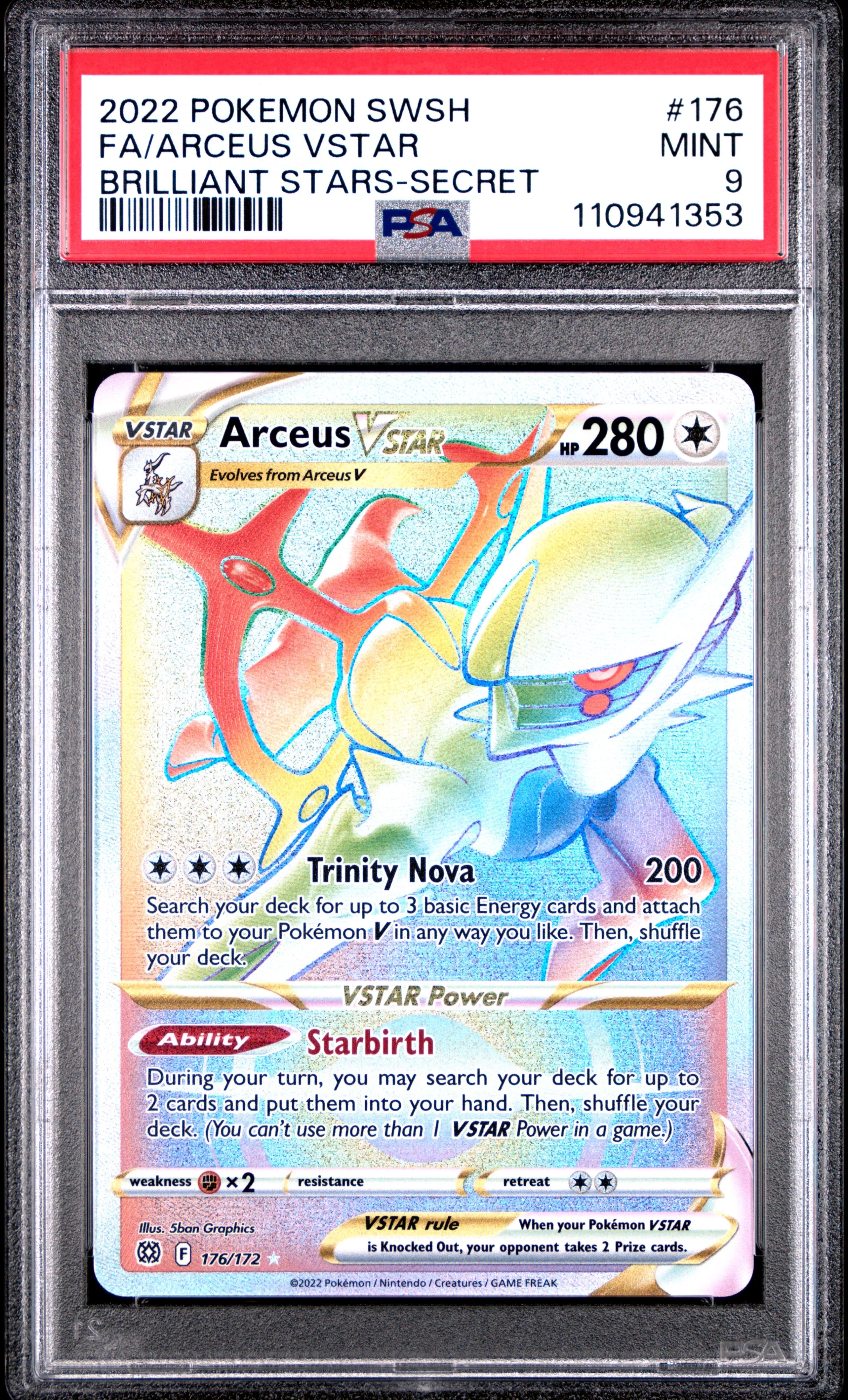 Arceus VSTAR - Brilliant Stars (Secret Rare) [BRS-176]