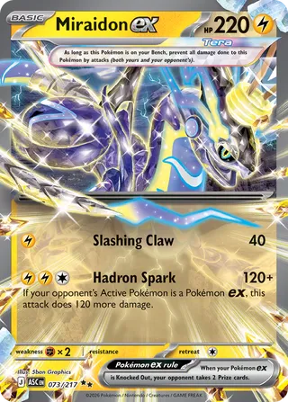 Miraidon ex - Ascended Heroes (Double Rare) [ASC-073] English / Near Mint / Normal
