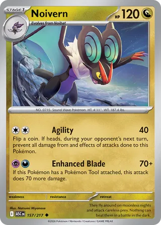 Noivern - Ascended Heroes (Uncommon) [ASC-157] English / Near Mint / Normal