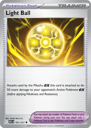 Light Ball - Ascended Heroes (Uncommon) [ASC-191] English / Near Mint / Normal