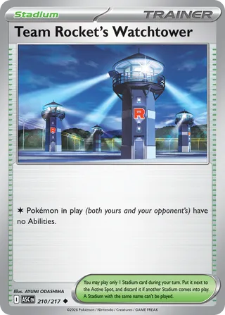 Team Rocket's Watchtower - Ascended Heroes (Uncommon) [ASC-210] English / Near Mint / Normal