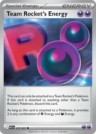 Team Rocket's Energy - Ascended Heroes (Uncommon) [ASC-217] English / Near Mint / Normal