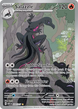 Salazzle - Ascended Heroes (Illustration Rare) [ASC-224] English / Near Mint / Normal