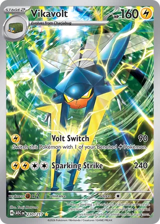 Vikavolt - Ascended Heroes (Illustration Rare) [ASC-230] English / Near Mint / Normal