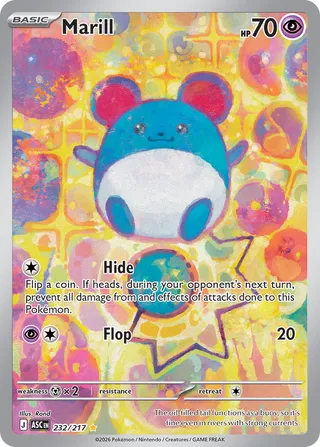 Marill - Ascended Heroes (Illustration Rare) [ASC-232] English / Near Mint / Normal