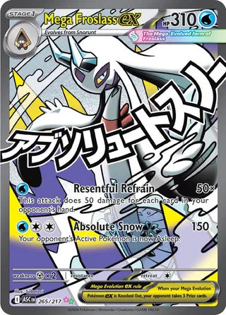 Mega Froslass ex - Ascended Heroes (Ultra Rare) [ASC-265] English / Near Mint / Normal