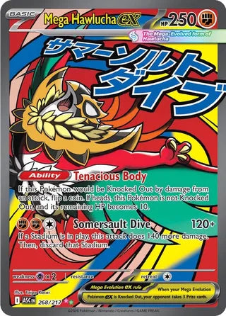 Mega Hawlucha ex - Ascended Heroes (Ultra Rare) [ASC-268] English / Near Mint / Normal