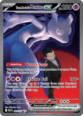 Team Rocket's Mewtwo ex - Ascended Heroes (Special Illustration Rare) [ASC-281] English / Near Mint / Normal