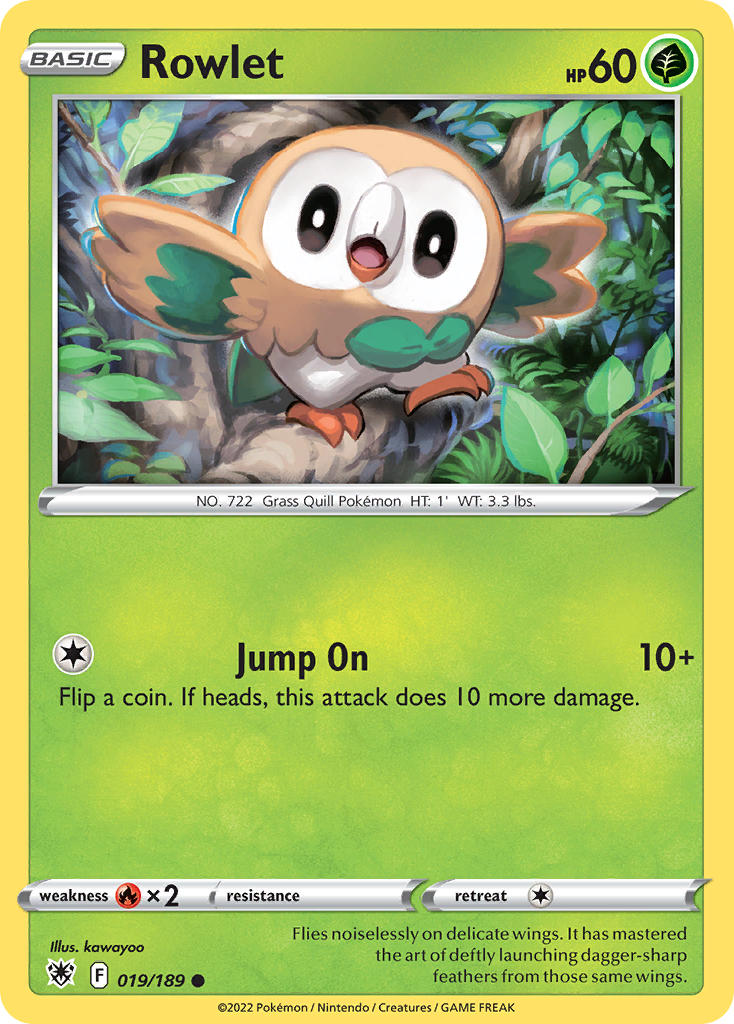 Rowlet - Astral Radiance (Common) [ASR-019] English / Near Mint / Normal