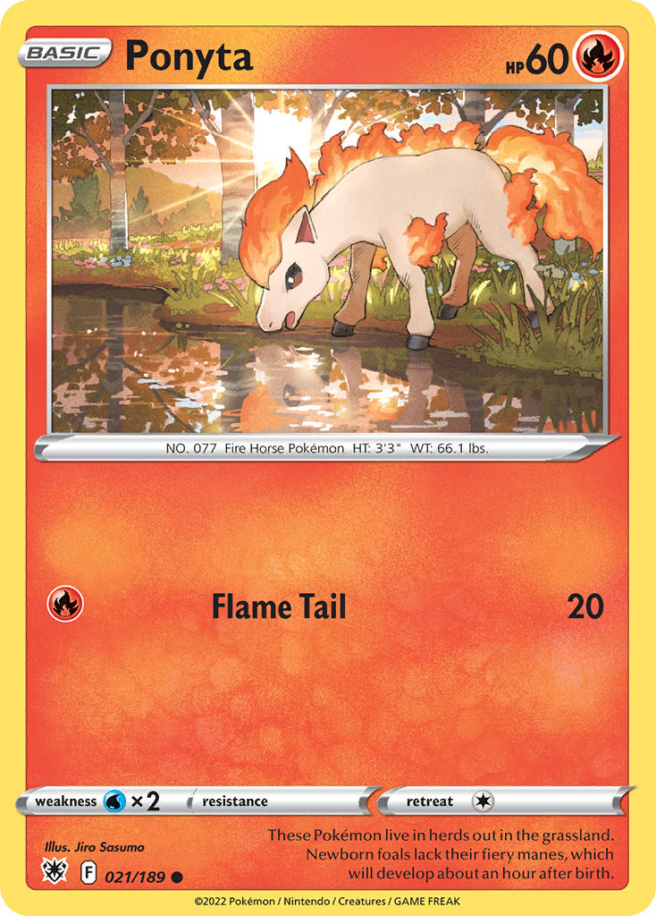 Ponyta - Astral Radiance (Common) [ASR-021] English / Near Mint / Normal