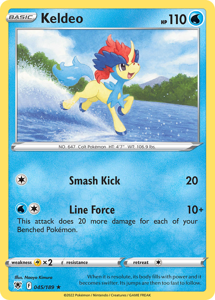 Keldeo - Astral Radiance (Holo Rare) [ASR-045] English / Near Mint / Normal