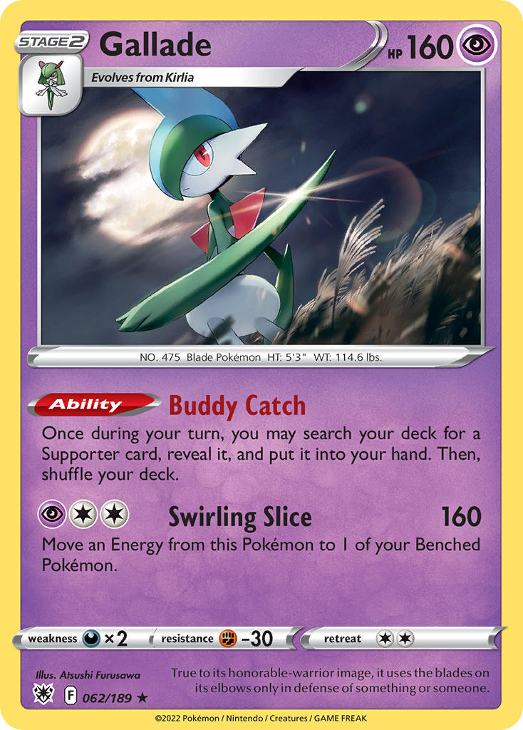 Gallade - Astral Radiance (Holo Rare) [ASR-062] English / Near Mint / Normal