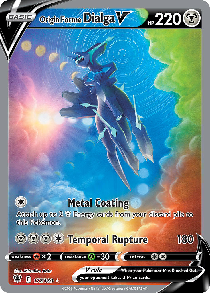 Origin Forme Dialga V - Astral Radiance (Ultra Rare) [ASR-177] English / Near Mint / Normal