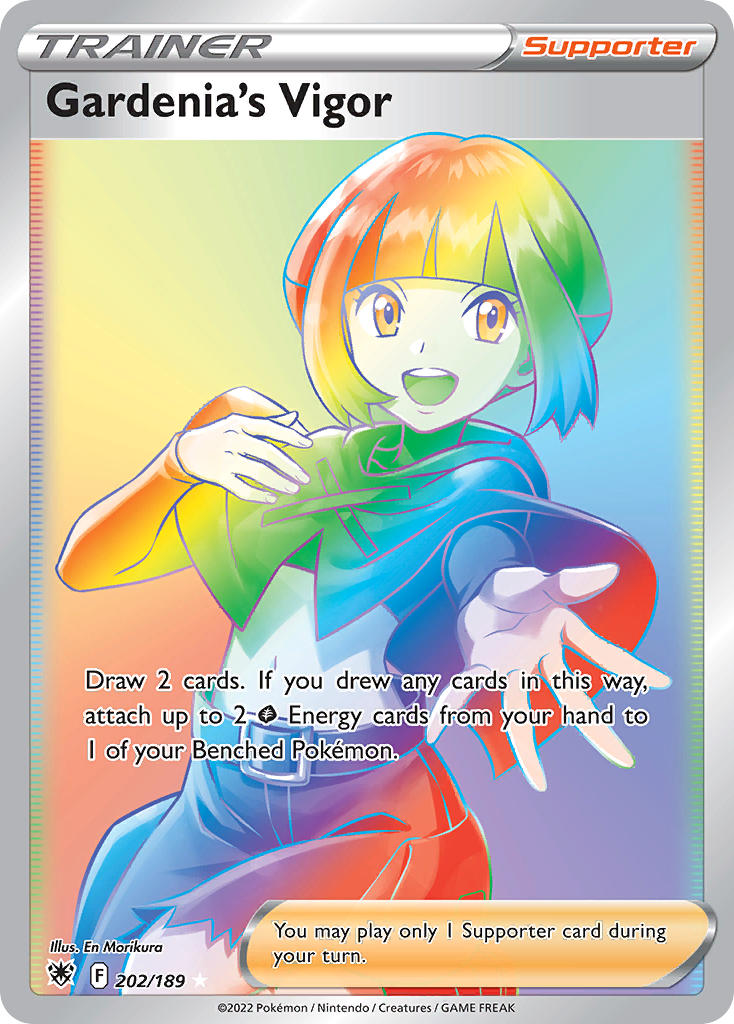 Gardenia's Vigor - Astral Radiance (Secret Rare) [ASR-202] English / Near Mint / Normal