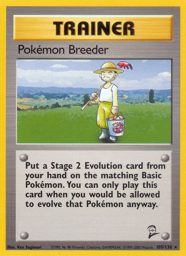 Pokémon Breeder - Base Set 2 (Rare) [B2-105] English / Near Mint / Normal
