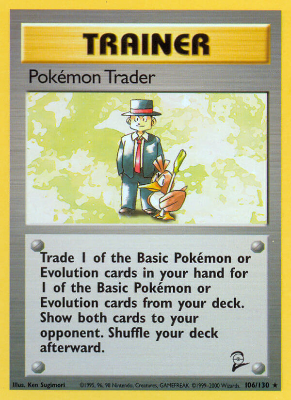 Pokémon Trader⁣ - Base Set 2⁣ (Rare)⁣ [106] English / Good / Normal