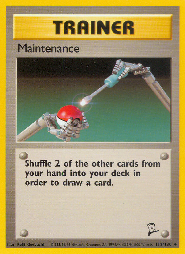 Maintenance⁣ - Base Set 2⁣ (Uncommon)⁣ [112] English / Near Mint / Normal
