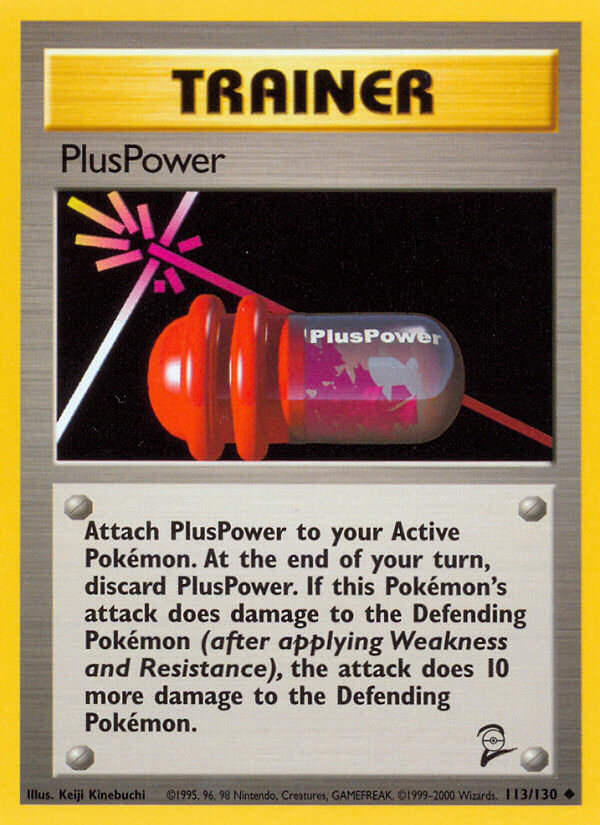 PlusPower⁣ - Base Set 2⁣ (Uncommon)⁣ [113] English / Good / Normal