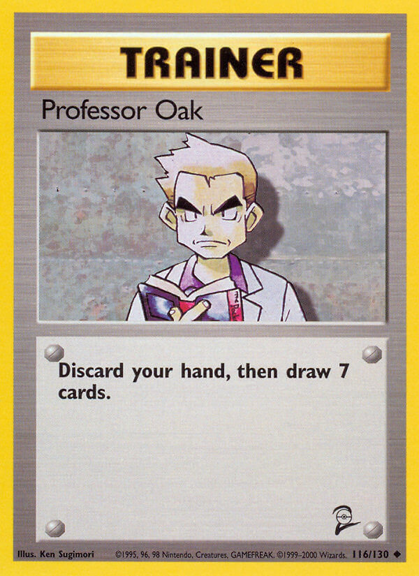 Professor Oak - Base Set 2 (Uncommon) [B2-116] English / Near Mint / Normal