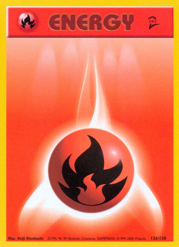 Fire Energy⁣ - Base Set 2⁣ (Common)⁣ [126] English / Played / Normal