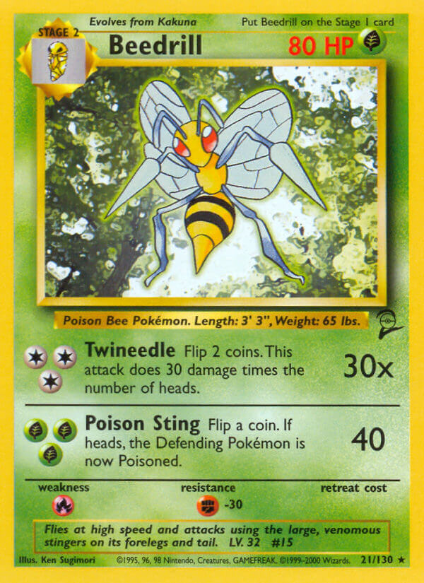 Beedrill - Base Set 2 (Rare) [B2-21] English / Played / Normal