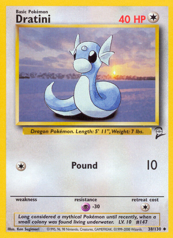 Dratini⁣ - Base Set 2⁣ (Uncommon)⁣ [38] English / Excellent / Normal