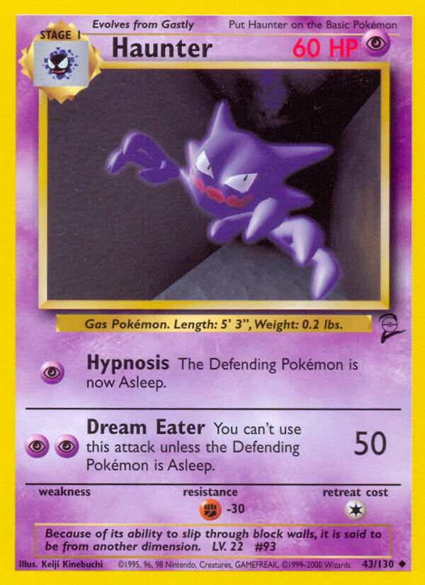Haunter⁣ - Base Set 2⁣ (Uncommon)⁣ [43] English / Good / Normal