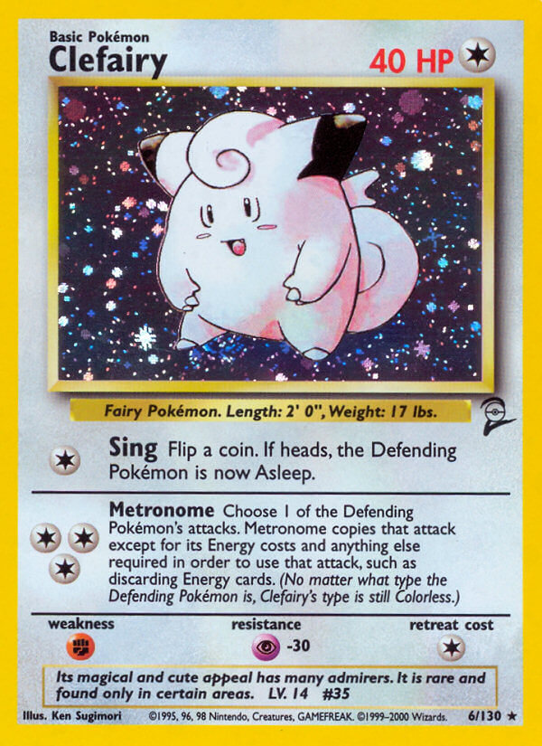 Clefairy - Base Set 2 (Holo Rare) [6] Kortspil
