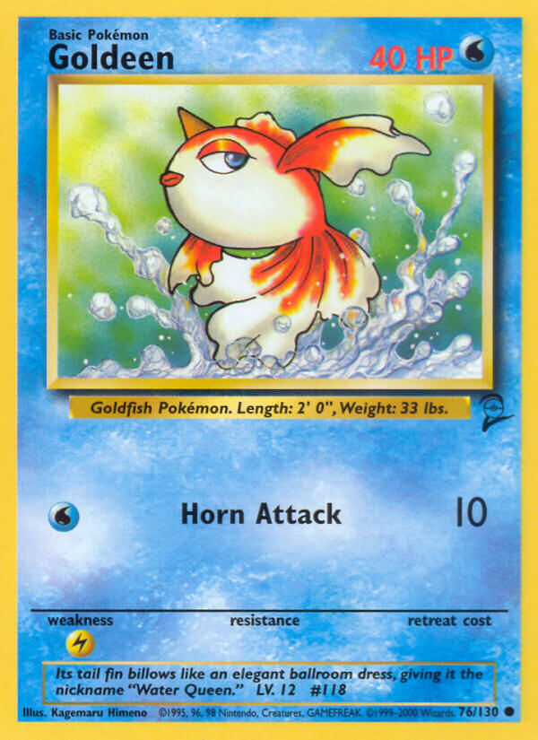 Goldeen⁣ - Base Set 2⁣ (Common)⁣ [76] English / Near Mint / Normal