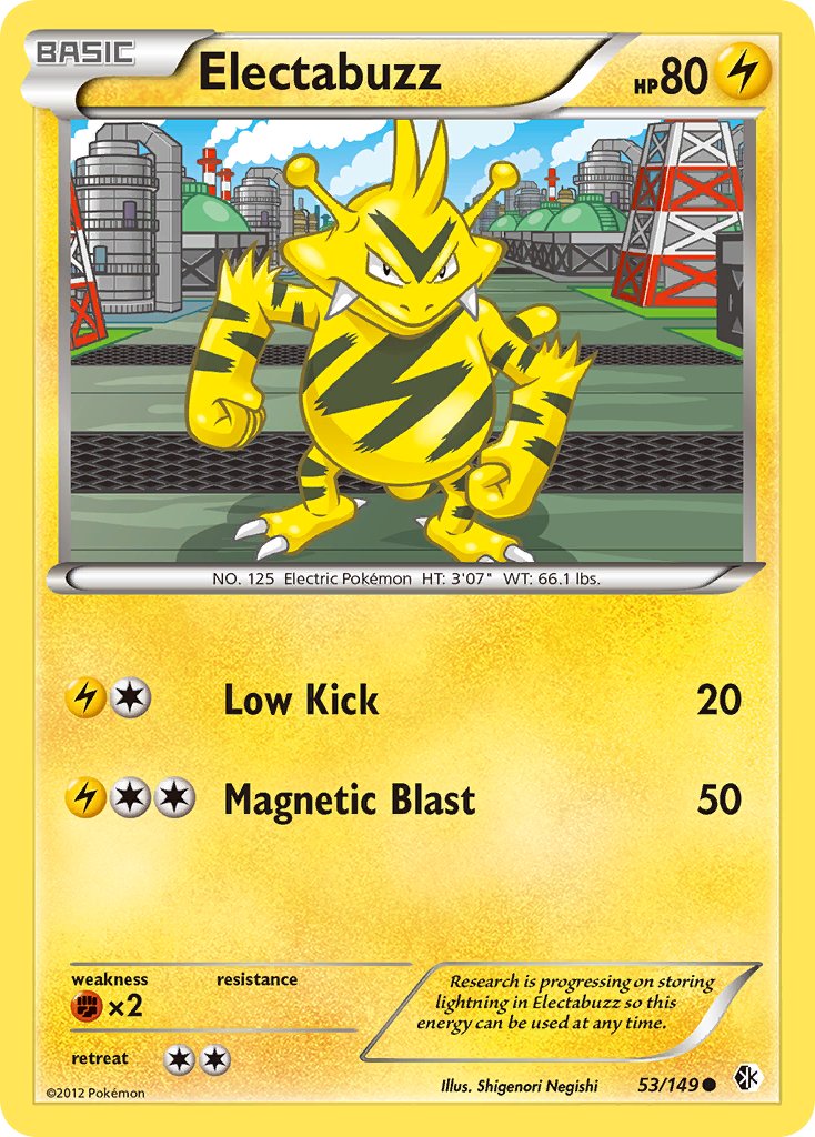 Electabuzz - Boundaries Crossed (Common) [BCR-53] English / Near Mint / Normal