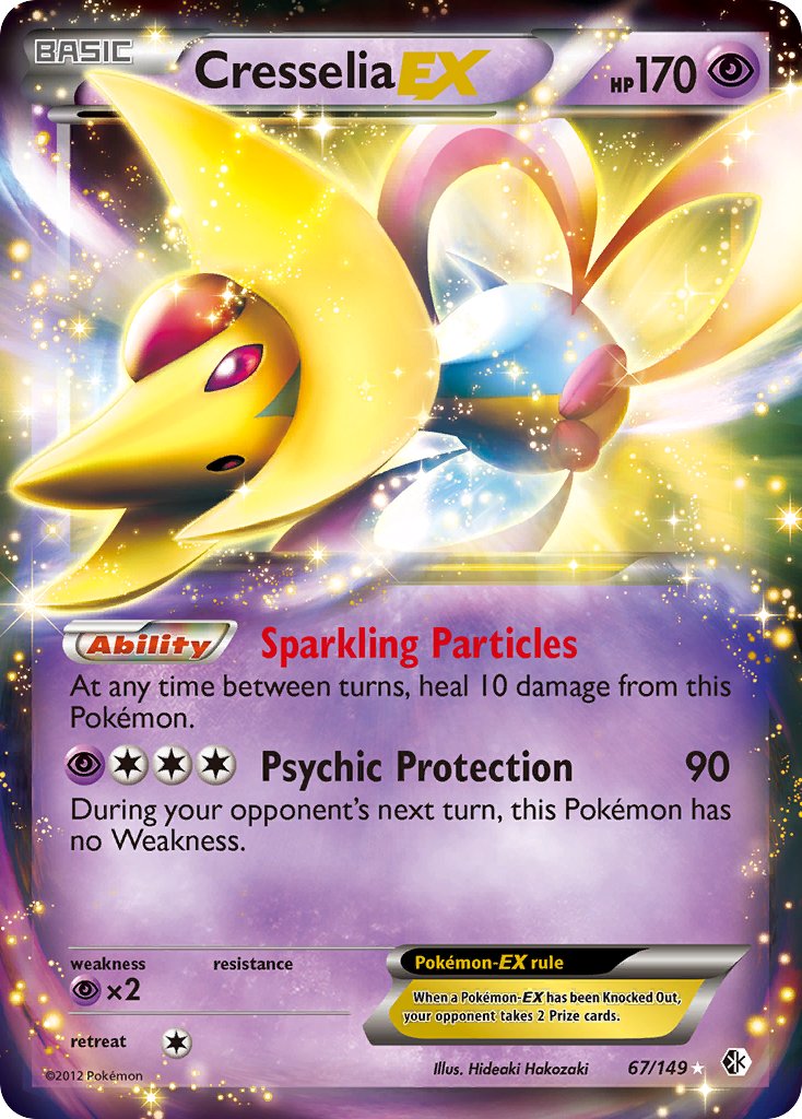 Cresselia EX - Boundaries Crossed (Ultra Rare) [BCR-67] English / Near Mint / Normal