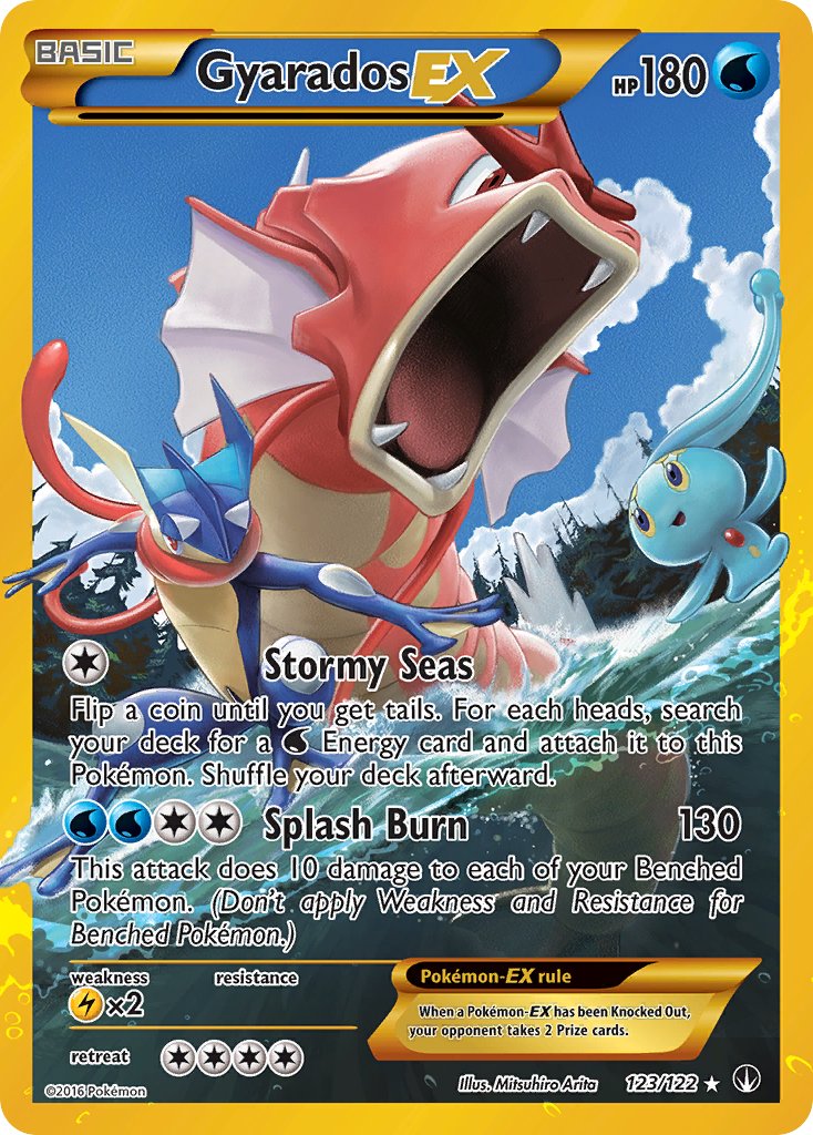 Gyarados EX - BREAKpoint (Secret Rare) [BKP-123] English / Near Mint / Normal