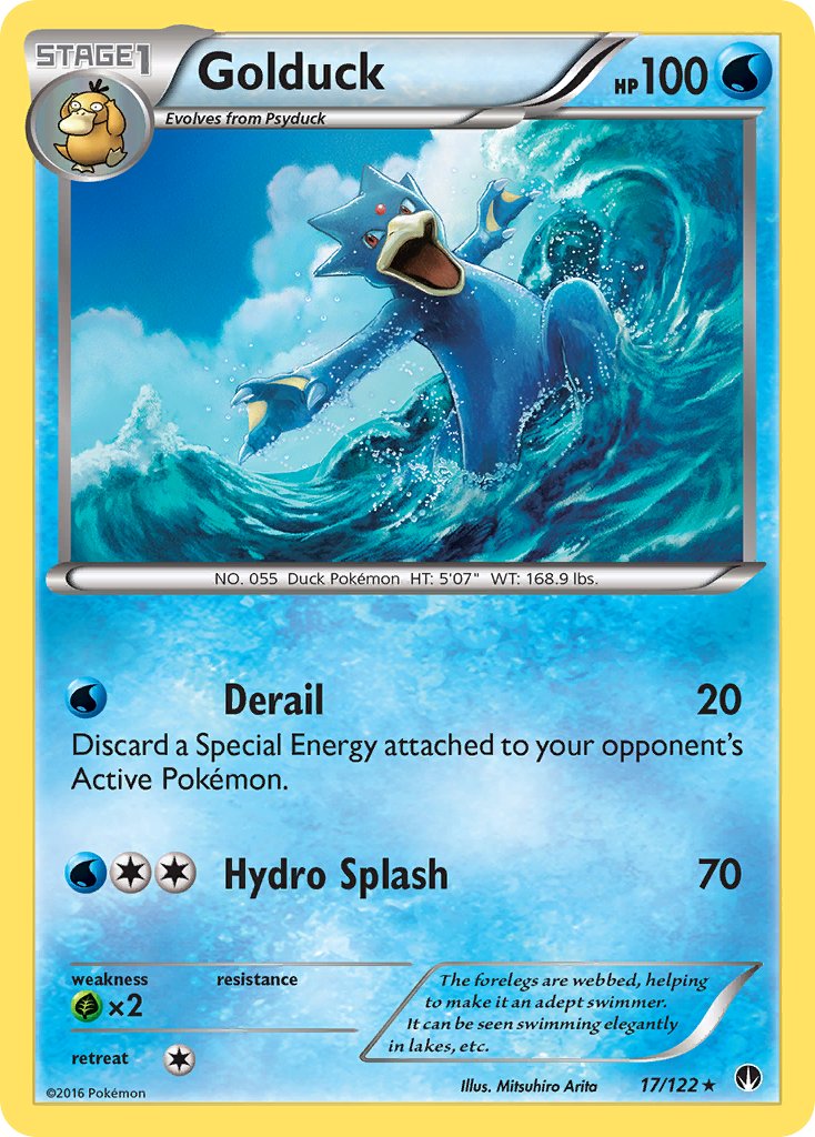Golduck - BREAKpoint (Rare) [BKP-17] English / Near Mint / Normal