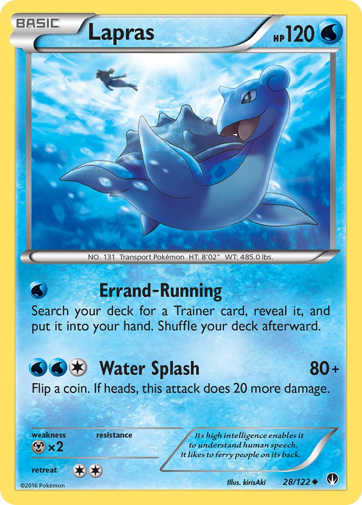 Lapras - BREAKpoint (Uncommon) [BKP-28] English / Near Mint / Normal