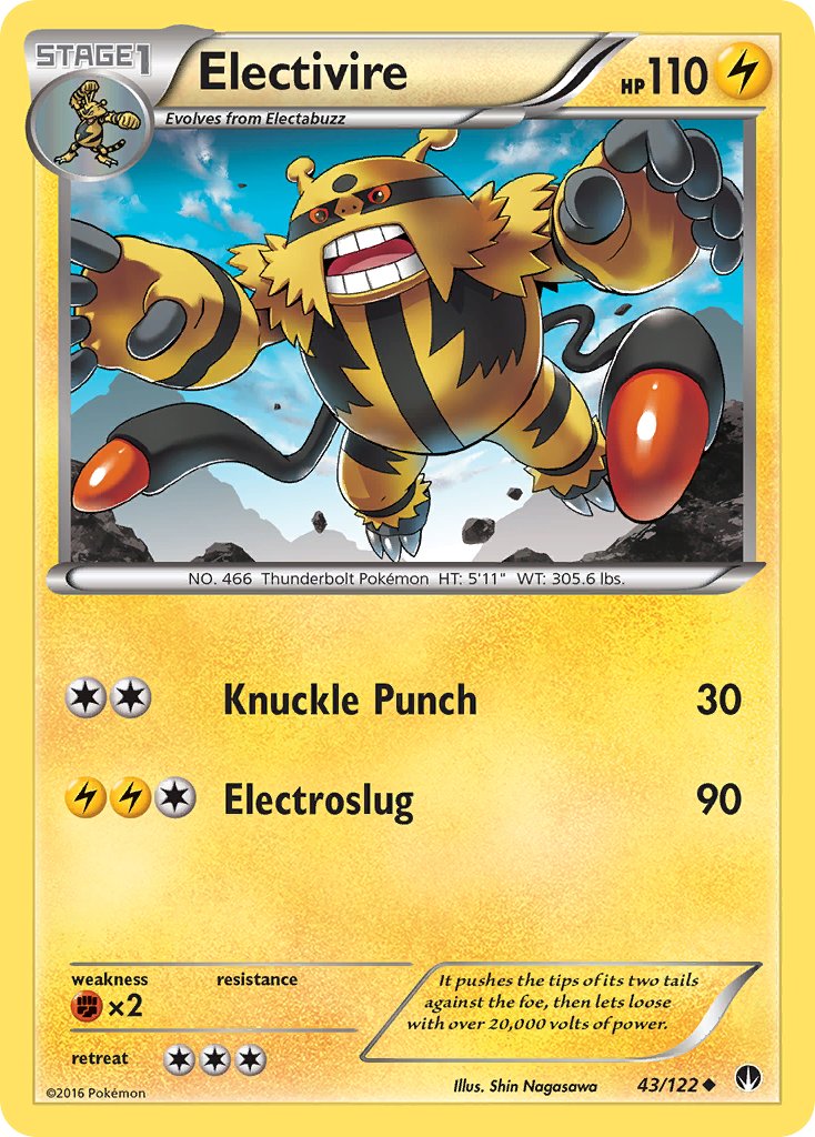 Electivire - BREAKpoint (Uncommon) [BKP-43] English / Near Mint / Normal